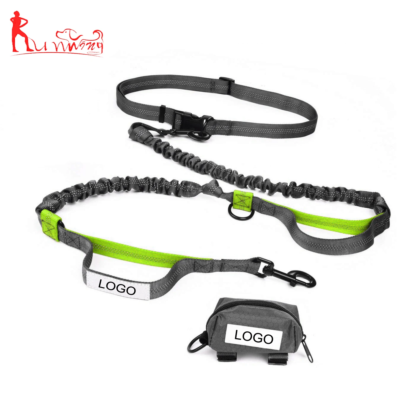 dual handle leash