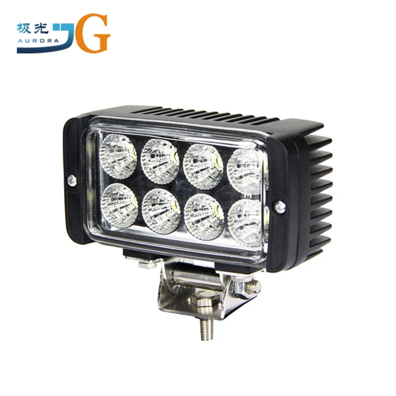 5'' 24w LED Work Lamp For Truck 1800LM 24v LED Rectangular Design Industrial Machine Work Light