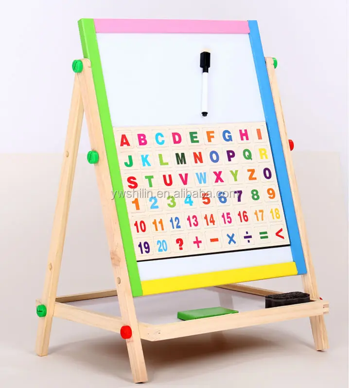 Newest Wooden School Magnetic Whiteboard For Kids Children Newest Wooden School Magnetic Whiteboard For Kids