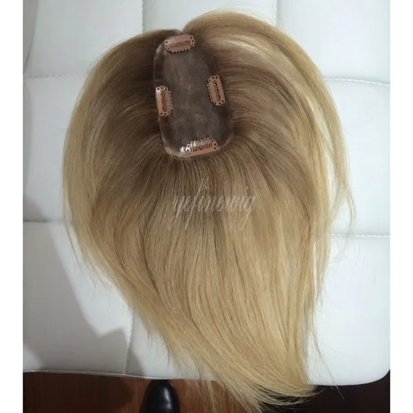 Wholesale High Quality Momo Human Hair Toppers Short View Human