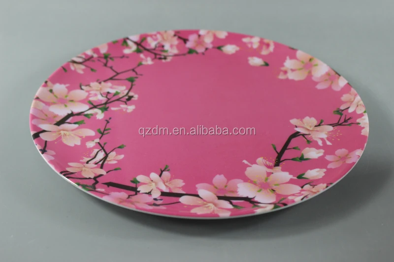 Chinese style Plastic Food Plate Melamine fruit Dishes