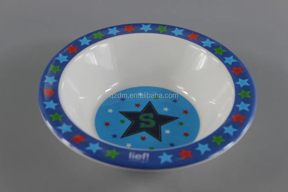 Round Shape Melamine Kids Cereal Bowl 6.5 Inch