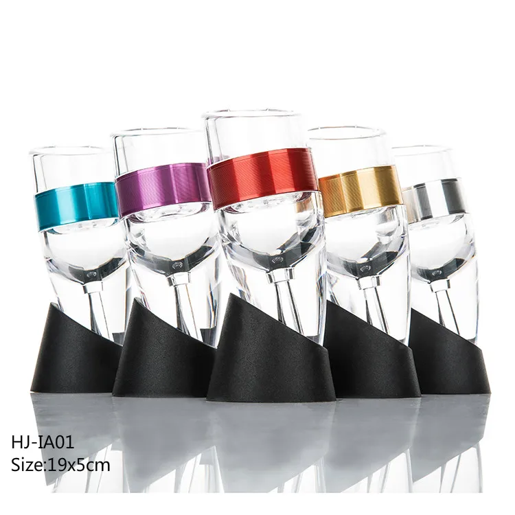 HUIJUE Factory Essential Wine Aerator Pourer Parrot Wine Aerating Pourer