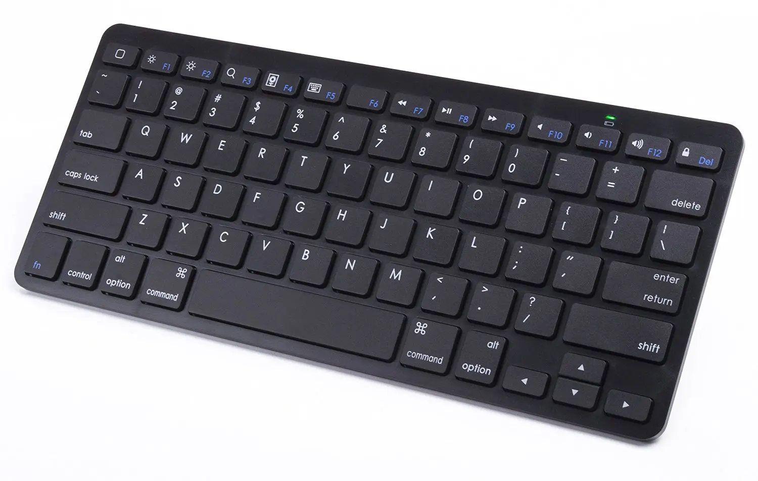 Pwr+ Extra Slim External Wireless Bluetooth-Keyboard for Tablet Samsung Galaxy-S8-S7-S6-Edge, Google Pixel-XL, LG, Nexus 6P, Asus, Lenovo IdeaTab Yoga, HD, HDX, Paperwhite, Voyage, Oasis, iPhone-5-6S+