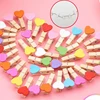 HYYX Beautiful Mini Wooden Photo Note Clip