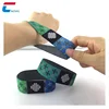 Custom logo printed 13.56MHz RFID Pass Tag NFC elastic wristband for festival