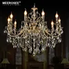 Luxury Crystal Chandelier Light Fixture Good Quality Lustres Suspension Lampara de techo Dining room Living room Lighting MD8701