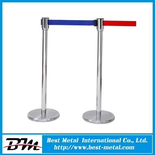 Homyl Retractable Wall Barrier Belt for Bank Station Hospital Post Office Theatre Airport Supermarket 2m/3m/5m 4 Colors 2m Blue