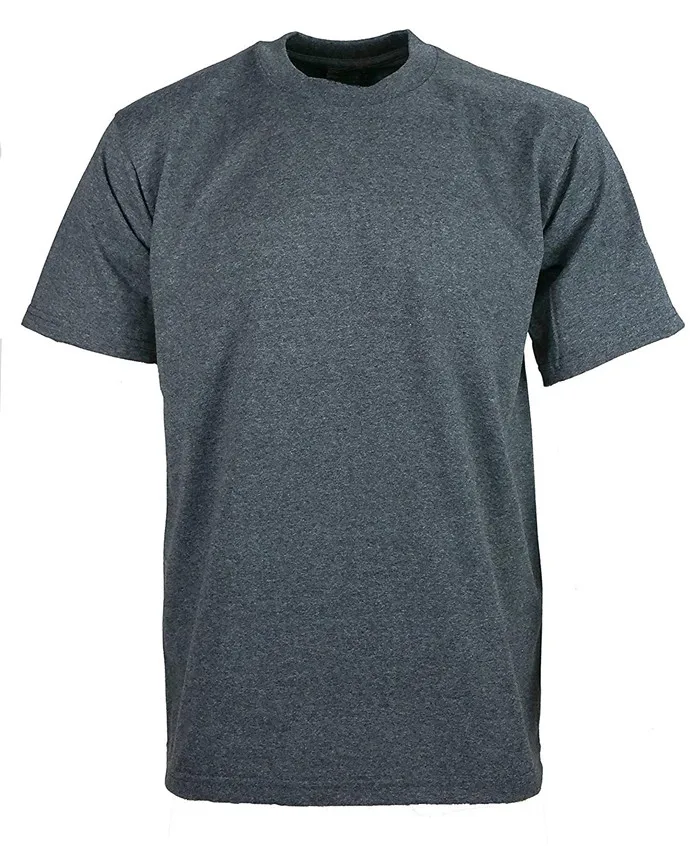 Quality Heavyweight Cotton T Shirts Custom Unbranded T-shirts Ribbed ...