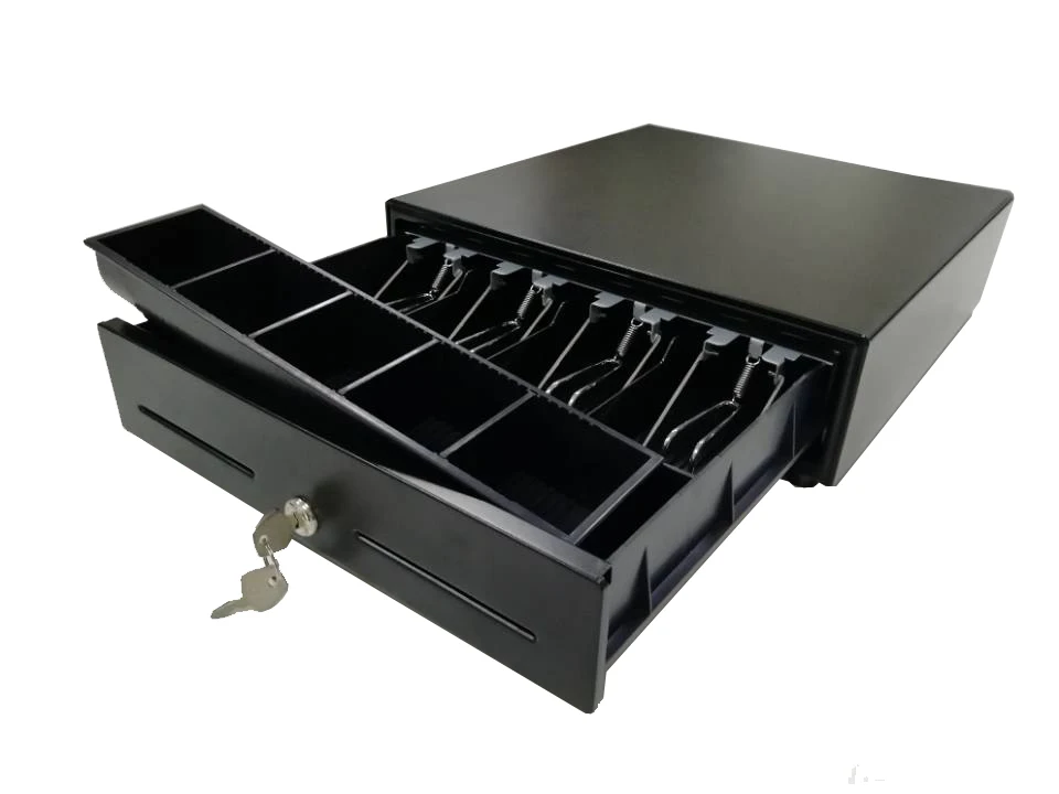 中国pos 硬件批发餐厅小收银机抽屉出售