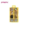 China Manufacture Hot Sale 300PCS Color Paper Clip,ThumbTack And Wire Nail