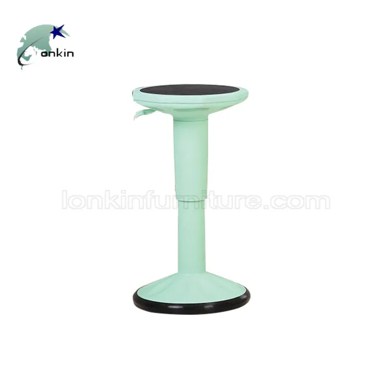 Height adjustable ergonomic Active Sitting wobble stool chair for bar