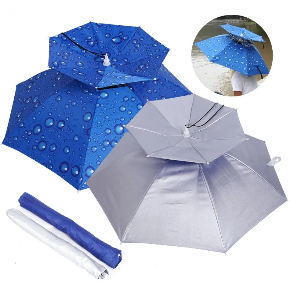 New Design Small Vented Double Canopy Umbrella Hat Manual Open Buy