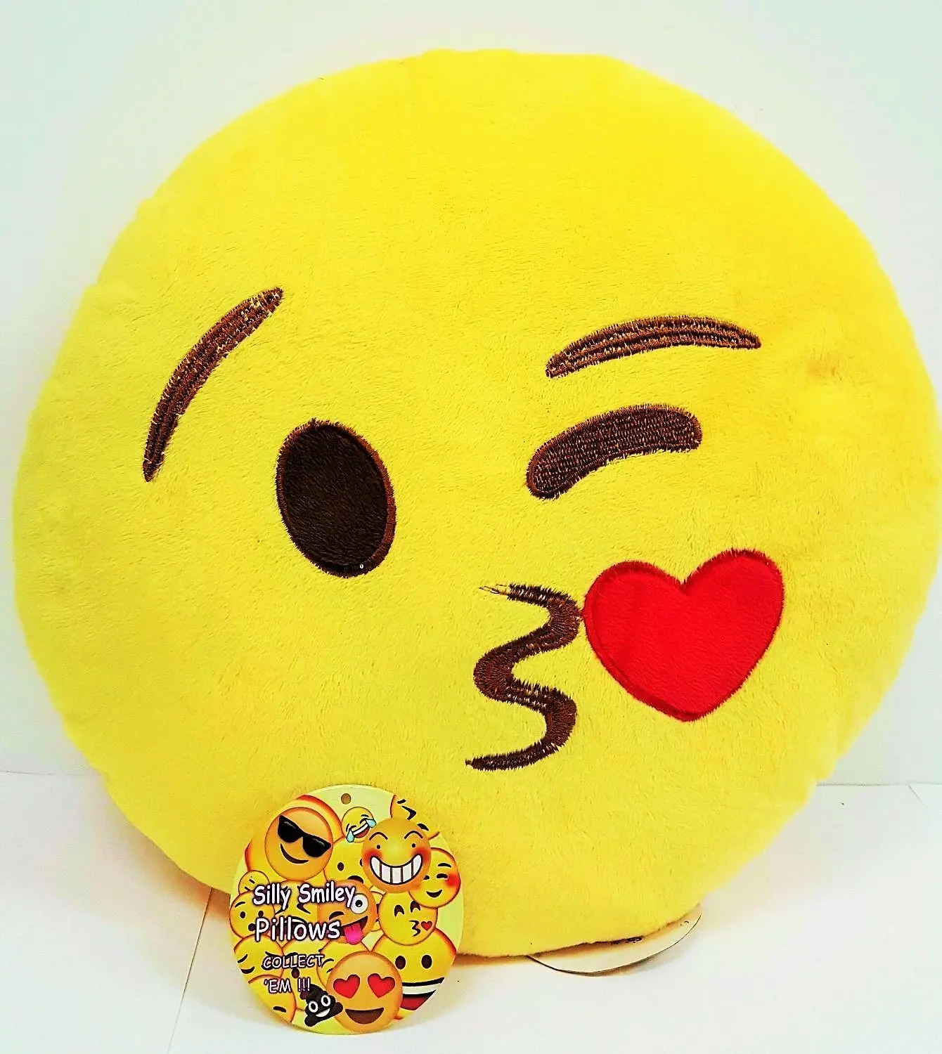 heart emoji pillow