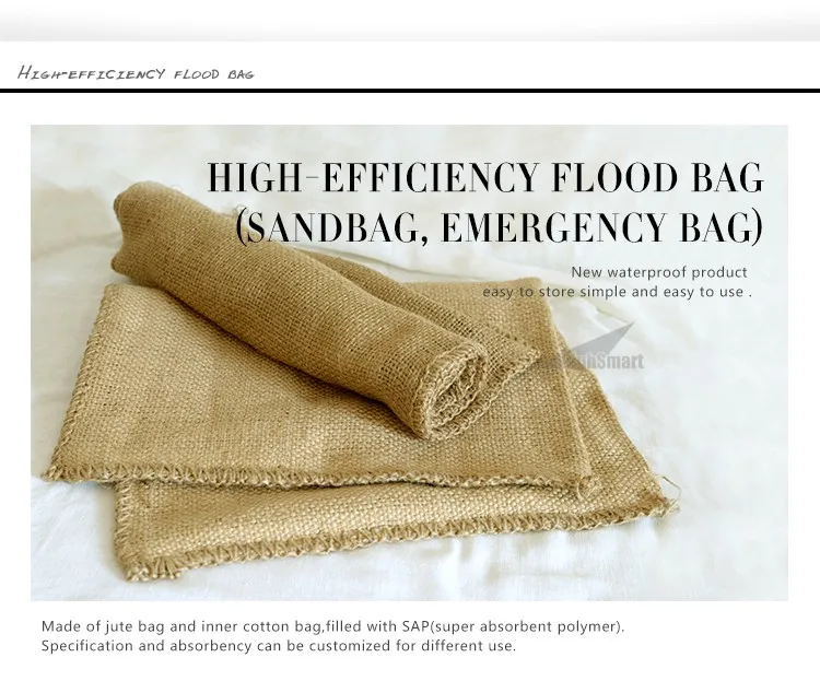 Natural Water Absorbing Polymer Woven Jute Flood Bag Buy Jute Flood