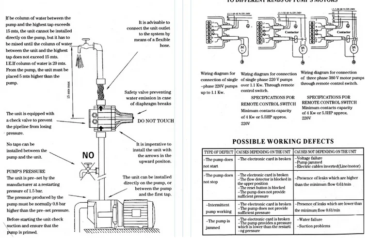 Electronic Automatic Pump Controller/water Pump Automatic Pressure ...