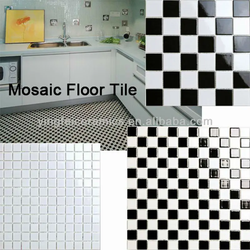 China Mosaic Floor Tile Y4803 Size Of 48x48mm 2x2 23x23mm 1x1