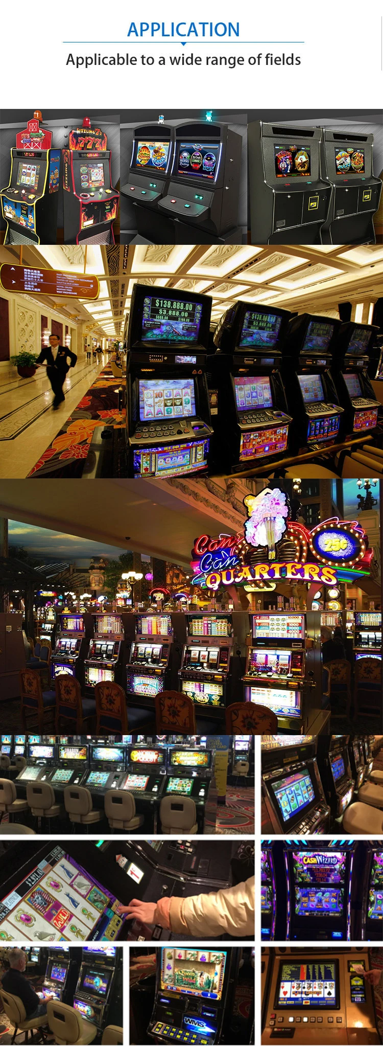 17 19 22 3M WMS/POG/FOX340/T340 IR touch screen open frame monitor for POG WMS game