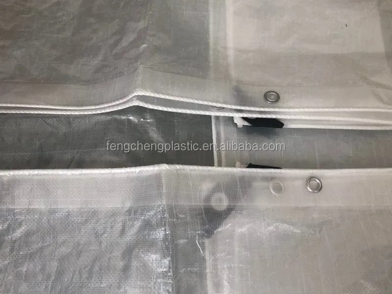 Super Strength Clear Woven Greenhouse Film / Orchard Cherries Rain