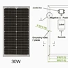 Ruixinsolar 30W solar panel Factory price Portable field generator equipment 36 cells 18V