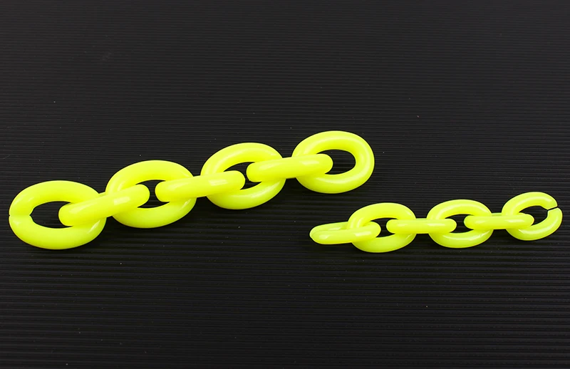 China Supplier Wholesale Colored Plastic Necklace Chain For Jewelry