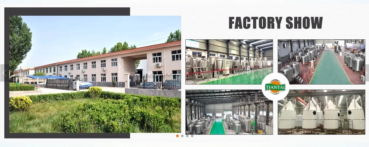 Brewery Beer Fermenting Plant With PLC Controlling