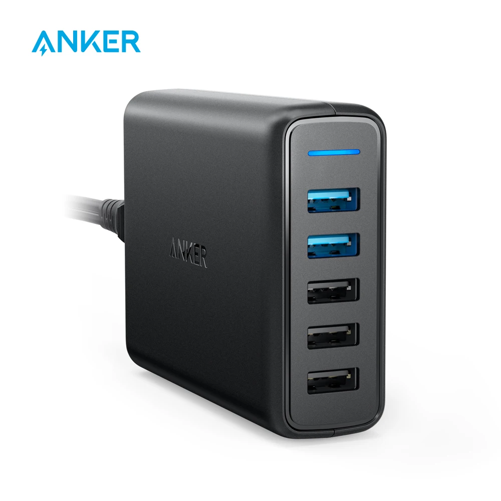 Pentru înc?rc?torul de perete USB Anker Quick Charge 3.0 63W 5 porturi U