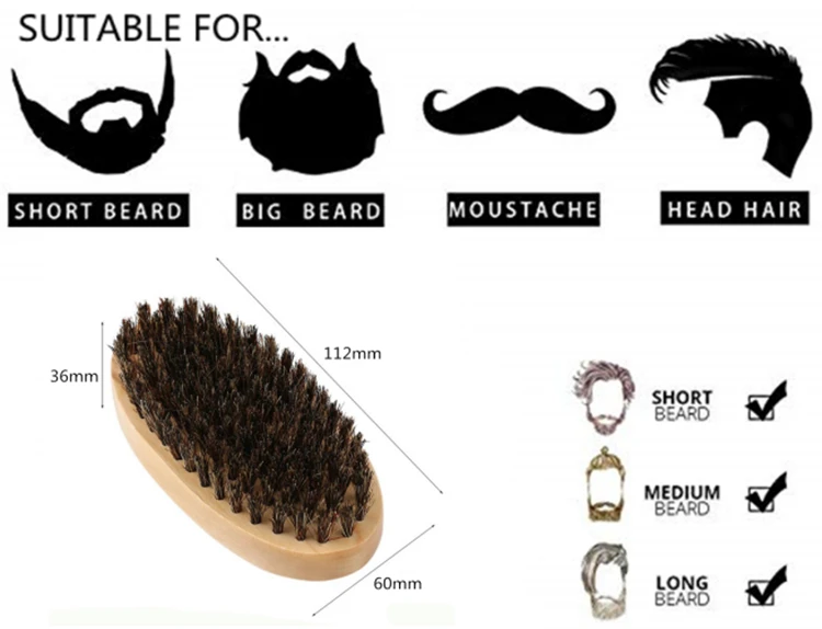 Beard Brush Set