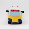 ODM OEM plush vivid color bus supper soft fabric stuffed educational toy bus