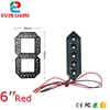 6'' digits RF remote control seven segment digital number sign single red color led module