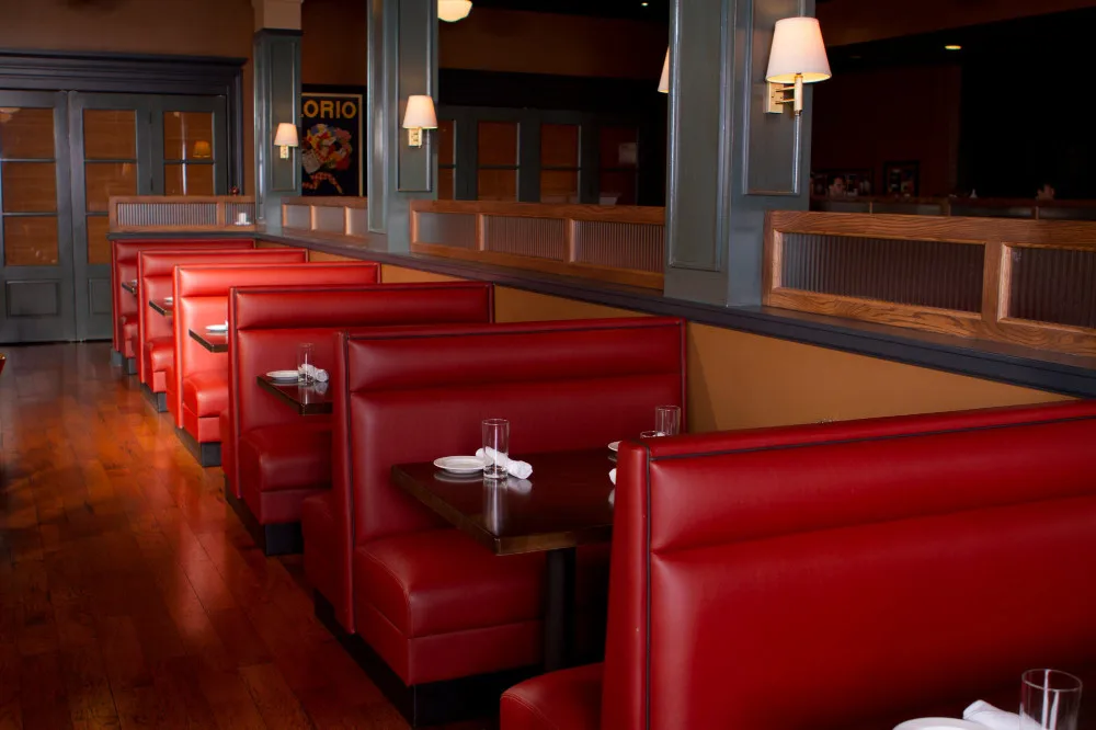 Mexican Restaurant Round Booths Sofa Seating Tufted Leather Booth ...