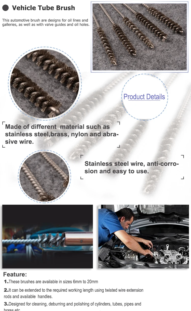 研磨ワイヤーパイプブラシの4本のストランドを使用した油圧部品内穴研磨とバリ取り Buy 自動車用の特殊なブラシ 車のエンジン内部バリ穴 研磨ブラシ 油圧部品のクロス穴バリパイプブラシ Product On Alibaba Com