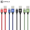CAFELE long luxury electric cellphone multi cable micro usb date line wire plug charger for samsung for iphone