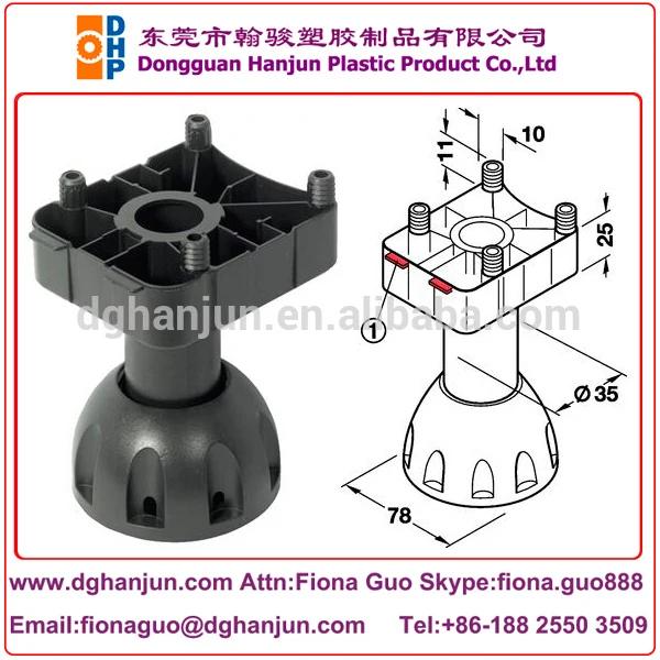 Küche Verstellbare Füße Kabinett/verstellbare Füße Für Schränke - Buy