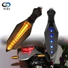 High Brightness17SMD 2835 Motorcycle LED Signal Lights Used As Turn Signal Flasher Warning Lamp Arrow Shaped BLUE&Yellow DC12V