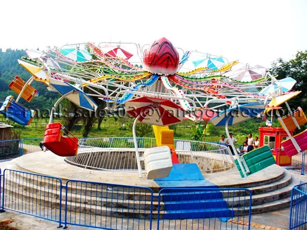 八moo 新产品秋千游乐园设备双飞起重伞兵游乐设施出售