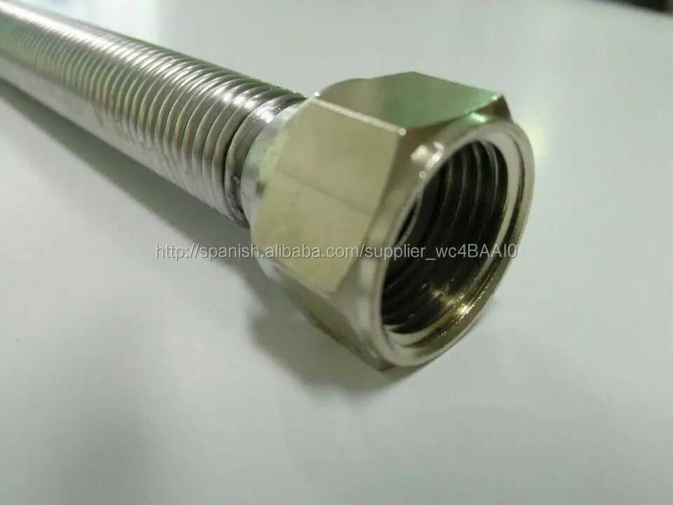 inoxidable manguera flexible de acero corrugada para gas/agua-Piezas de