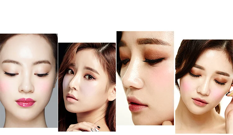 2019 New Trending Product Oem Pink Peach Matte Bronzer Eyeshadow And Blush