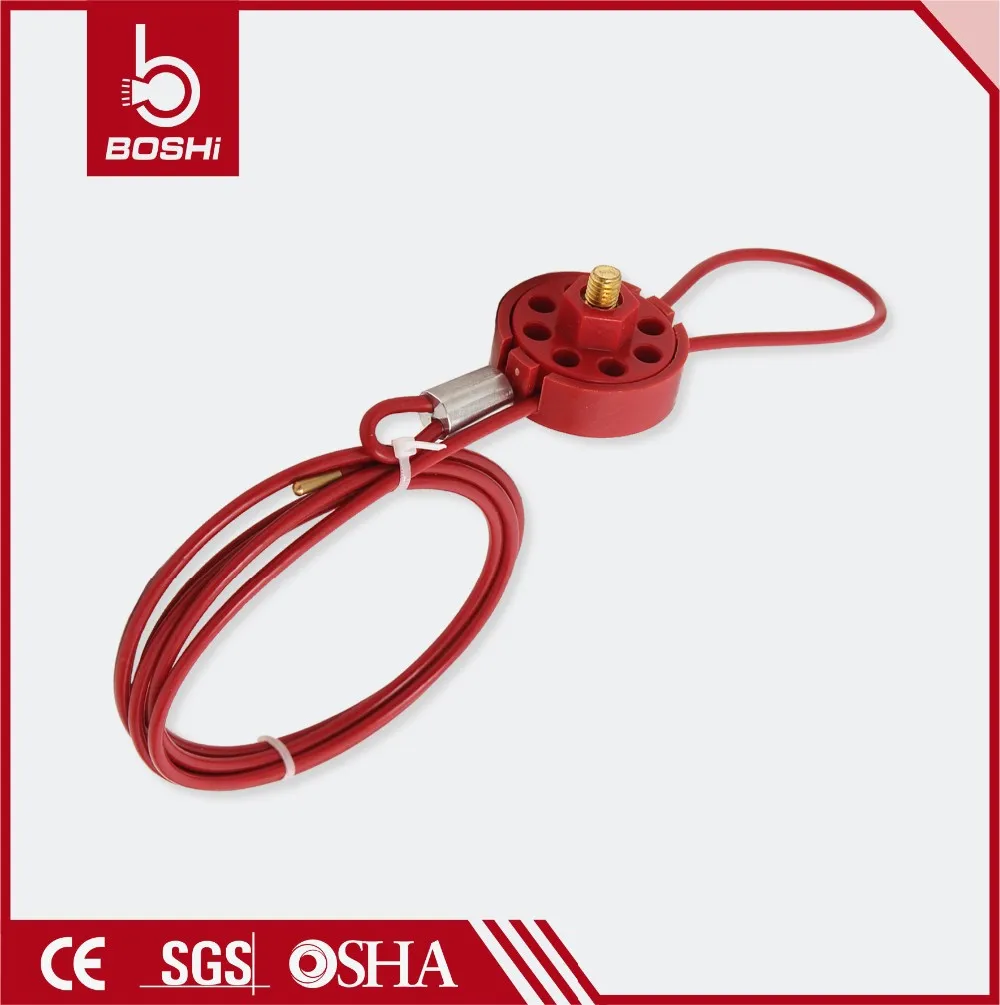 Universal Wheel Type Cable Lockout BD-L31 safety lock cable