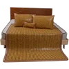 Queen Size Yellow Color 100% Bamboo Bed Sheets from Pakistan