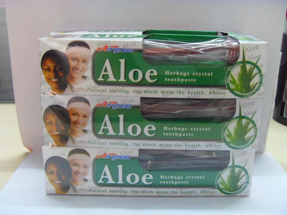 French Natural Herbal Aloe Vera Toothpaste 50g Brand Wholesale Price