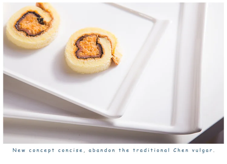 Porzellan Geschirr White Unique Porcelain Dinner Plate Set