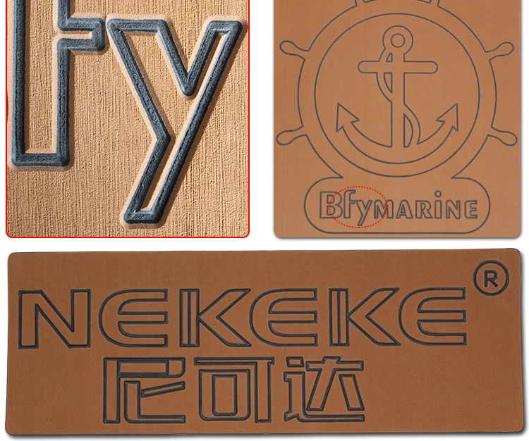 NEKEKE synthetic teak decking flooring deck sheet durable EVA foam decking pad