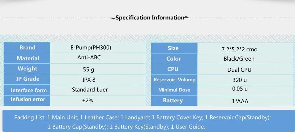 2016 Hot sales insulin infusion pump high quality diabetics pump