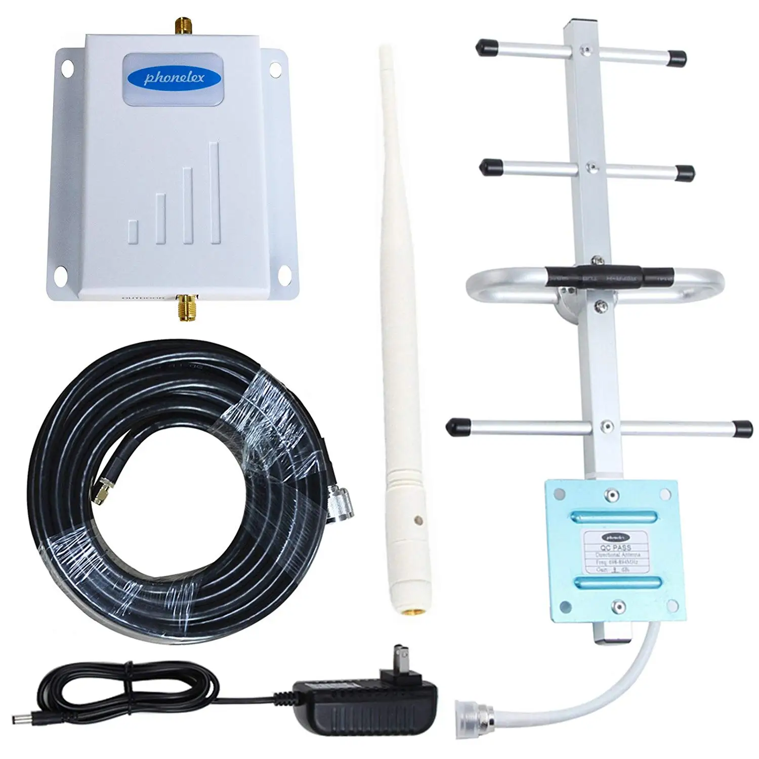 Phonelex Verizon Cell Phone Signal Booster Amplifier 4G LTE 700Mhz Band13 Cell Signal Booster Wireless Verizon Mobile Phone Signal Booster Repeater (Whip+LDPA)