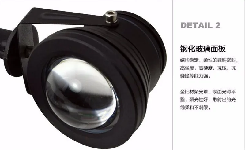 Waterproof RGB 10w garden led spike light