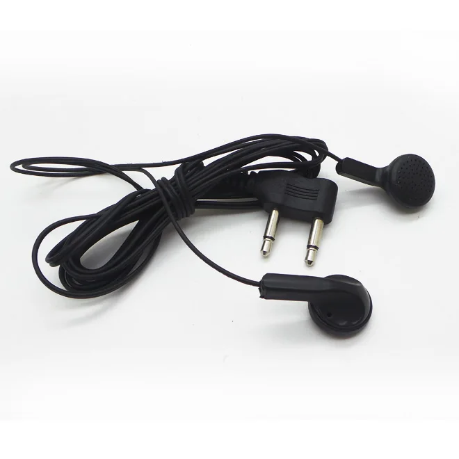 2 Pin Headset Disposable Airline Airplane Stereo Earphones Buy