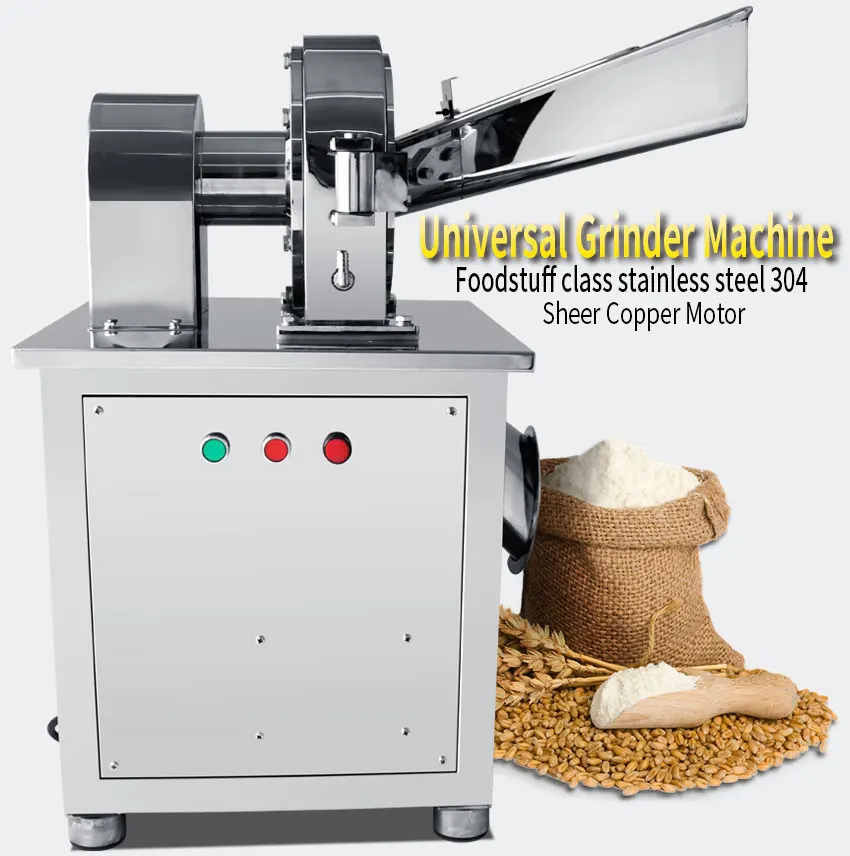 Chilli Grinding Machine Wheat Flour Milling Curry Powder Grinding