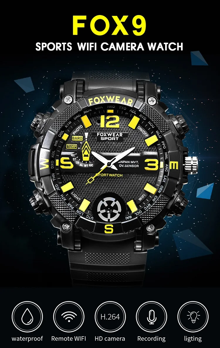 Low Price Hidden Spy Camera Watch With Mini Video Recorder Camera Built