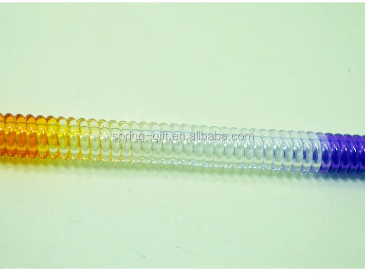 Spiral Extension Cord Keychain Spring Mobile Phone Chain Plastic